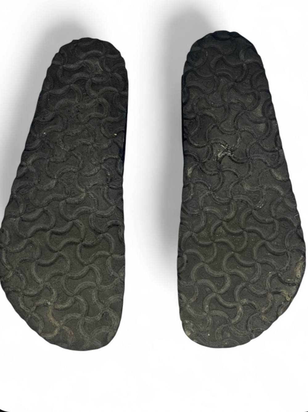 Birkenstock Navy Cork Footbed Slide Sandals - Picture 9 of 10